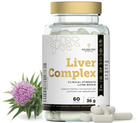 Golden Tree Liver Complex - Cardo Mariano Capsulas, 60 piezas