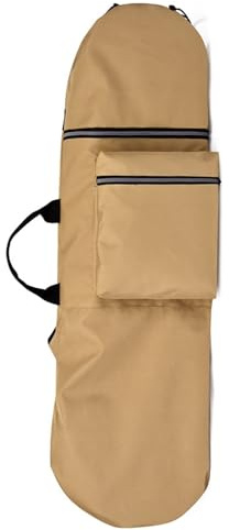 FUANA Sac de transport pour skateboard électrique de 109 cm, sac à dos de rangement robuste avec cordon de serrage, étui de voyage portable en tissu Oxford, noir