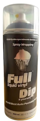 Dip Full Color Spray Flüssig Fest Vinyl 400 ml - schwarz