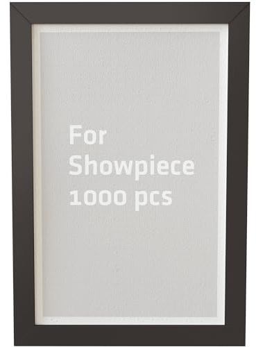 Pintoo Jigsaw Puzzle Frame Tailor-Made for Pintoo's 1000 Pieces Puzzle ONLY - Dark Brown - Effortless & Toolless Assembly NO Glue Required [W1031]