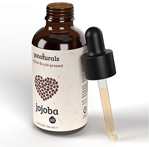GoNaturals Olio di Jojoba Puro Biologico Idratante per Pelle - Olio Jojoba Puro Biologico che Ripara i Capelli Danneggiati - Jojoba Oil Organic Antiossidante - Olio di Jojoba Viso Antibatterico, 100ml