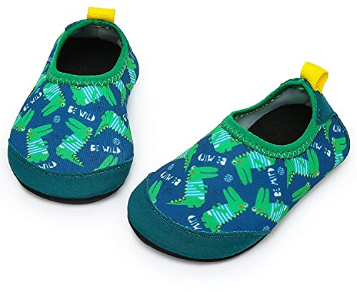 Yorgou Baby Boys Girls Water Shoes Toddler Beach Shoes Barefoot Aqua Socks Non-Slip for Pool Beach