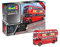 Revell 07720 originalgetreuer Modellbausatz des London Bus Level 5 im Maßstab 1:24 für Experten, unlackierter Modellbausatz