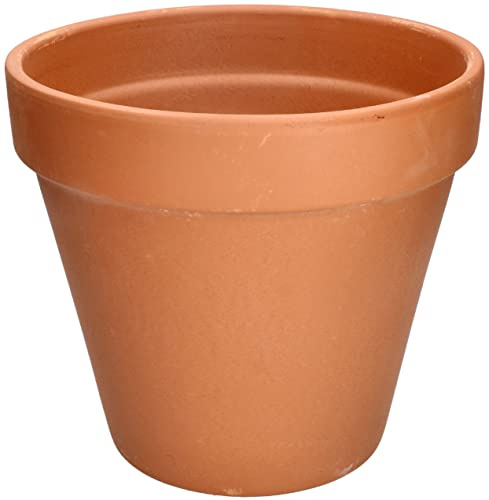 Kotarbau® Vaso in terracotta con bordo di 35 cm, per interni ed esterni, vaso per piante, per balcone o giardino, ceramica non smaltata