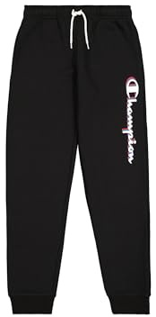 Champion Pantalon de survêtement Legacy Boy - Big Logo, Noir, 13-14 Ans, Noir (Kk001), 13-14 Ans