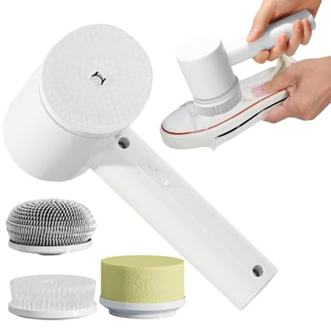 Arroopu Brosse électrique de salle de bain – Brosse légère sans fil, brosse électrique pour nettoyage | pour sol, carrelage, , cuisine, , toilettes, mur, fenêtre, évier, tapis