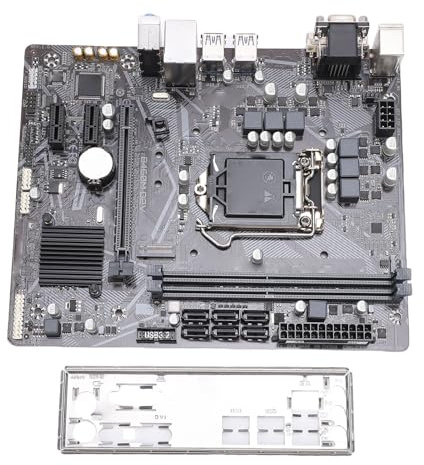 Vikye B460M Gaming M ATX-Motherboard, M.2, SATA 3.0 6 Gbit/s, USB 3.0, VGA/DVI, DDR4-Speicher für LGA1200, Passend für Core I3 I5 I7 I9