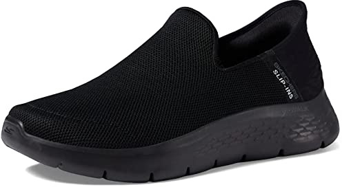 Skechers Men's Go Walk Flex No Hands Hands Free Slip-Ins Sneaker, Black, 9.5 X-Wide