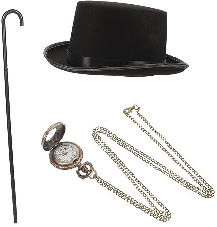 Abaodam 1 Satz Sherlock Detective High-Hat-Anzug Detektivleistung Halloween-Detektivhut Mützen für Männer Kostüme für Männer Stellen Sie Sich vor, Sie Spielen Requisiten Detektivzubehör