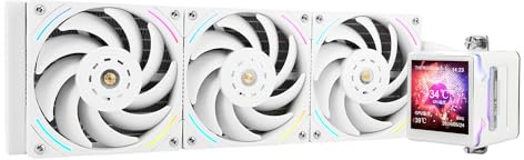 Thermalright Elite Vision 360 ARGB - Radiatore CPU AIO con schermo LCD IPS 320x320, per AM5 & Intel 1700/1851, CPU raffreddata ad acqua con display a cristalli