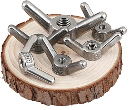 dadi ad alette, elementi di fissaggio, dadi a mano in acciaio inossidabile 304, dadi a griffe, dadi ad alette a farfalla, dadi ad alette M6, M8 -m20, dadi ad alette M24(M18(10pcs))