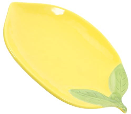 MAGICLULU Piatto Di Ceramica Per Frutta e Dessert, Piccolo Piatto Da Insalata Design Decorativo, Stoviglie Multifunzionali Per Cucina Domestica, Facile Da Pulire, Elegante Per Servire Frutta e Dolci