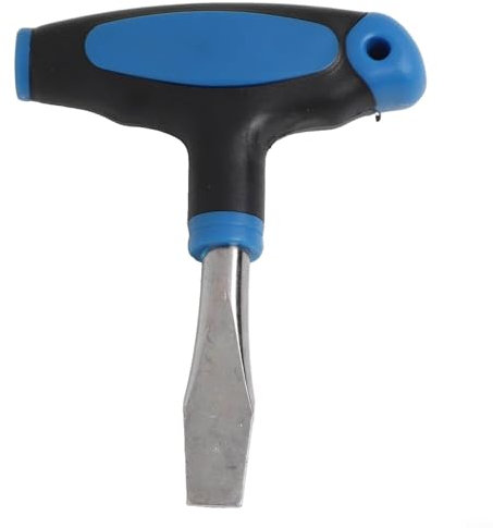 Jotekonoby Destornillador de cabeza plana con mango en T de 12 mm, destornillador ranurado de cabeza plana con mango para juegos de películas, trípode de cámara de placa de liberación rápida