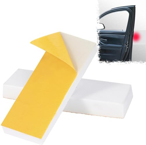 TXXATX 2 Stück Garagen Wandschutz Selbstklebend 30x10x3cm Weiß