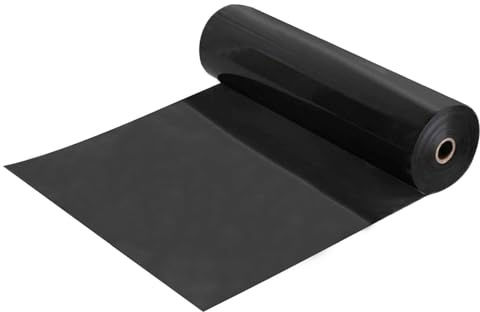 Pond Liner 5mil Waterproof Membrane for Fish Ponds Waterfalls and Outdoor Basins - Durable Underlayment 6x7m for Garden and Landscape Use
