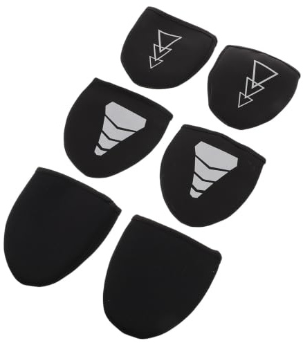 SKISUNO 3 Paires de Couvre-Chaussures de Cyclisme Thermiques en Néoprène, Imperméables et Légers, Antidérapants pour Cyclisme en Extérieur et Déplacements Quotidiens