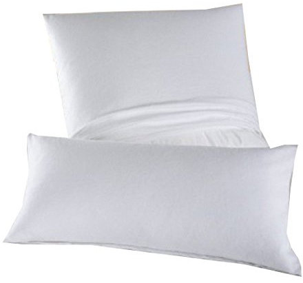 Dormisette Dormisette Hypoallergener Feinflanellbezug für Bezüge und Kissen – Gestellmaterial: 100 Baumwolle, antibakteriell/bitte beachten Sie: Dies ist ein Bezug, Baumwolle, Baumwolle weiß, 80 x 80