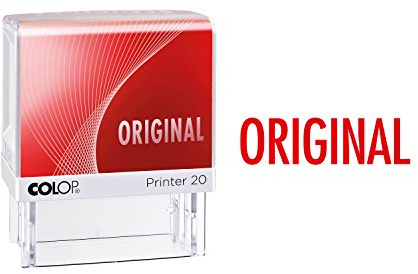 Timbro Colop Printer 20 con testo in tedesco Originale