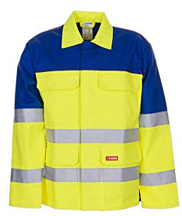 Taglia 110 Planam Major Protect Giacca di avvertimento a 1 velo giallo avvertimento/blu grano modello 5202