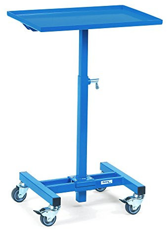 Fetra Transportgeräte mtybtpr Tintenroller mit einstellbarer Plattform, Plattform Plattform nicht neigbar, 150 kg Belastung, 605 mm x 405 mm Durchmesser, 75 mm Rollen