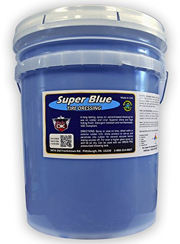 Detail King Super Blue - Tire Dressing & Tire Shine Spray - Contains Silicone for Added Protection - 5 Gallons