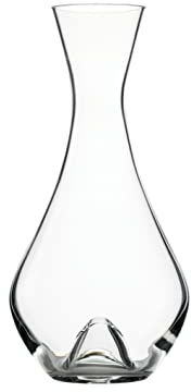 Stölzle Lausitz vinkaraff eld munblåst/ädel vinkaraff 600 ml/högkvalitativ karaff glas lämpligt som karaff vin, vattenkaraff för limonad