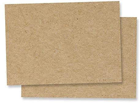 50 hojas, A3 Papel Kraft Marrón Carton, 200 g/m²