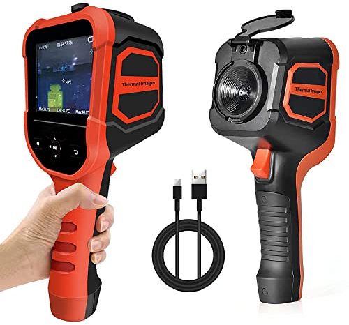 AOPUTTRIVER Wärmebildkamera, 210x160 Wärmebildgerät Infrarot Bildkamera Imager 9 Hz Bildwiederholfrequenz, wiederaufladbare 6GB MicroSD mit Fallfestigkeit für Motor und elektrische Tests