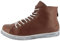 Andrea Conti Damen High Top Sneaker, Mokka, 41 EU