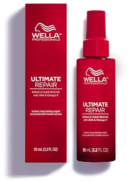 Wella Professionals Ultimate Repair Miracle Hair Rescue Haar Serum – reparierende 90 Sek. Haarkur ohne Ausspülen – entwirrendes Spray mit Anti Frizz und Anti Spliss Wirkung – 95 ml