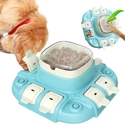Yirochan Puzzle Feeders for Dogs - Interactive Dog Toys for Funny Feeding, Dog Puzzle Toys Treat Dispenser for Medium & Small Dogs Slow Feeder to Train Improve Your Dog's Intelligence