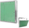 Revisionsklappe Trockenbau 300x300mm Alu Rahmen Revisionstür Wartungsklappe GK-Einlage Gipskarton Revision Wartungstür für Wand, Deckeneinbau und Feuchtraumgeeignet