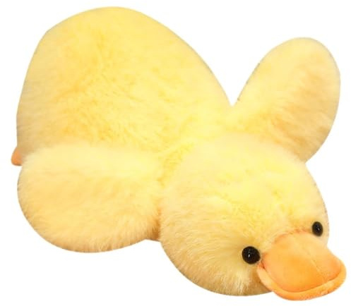 Anka Plyschleksak, Söta Gosedjursdockor Mjuka Fluffiga Kramkudde Plysch For Barn Vuxna Perfekt(Yellow,50cm/19.7in)