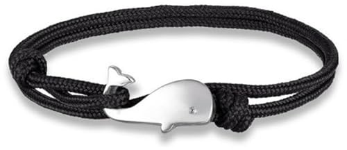 Fallskärmssnöre armband LGT juveler val ankare svart