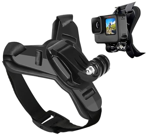 Soporte Casco de Moto Mento para GoPro Hero 13 12 11 10 9 8 7 6 5 Session
