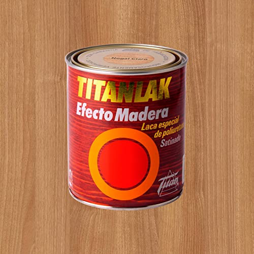 Titanlak Esmalte Efecto Madera Satinado Nogal Claro 750 ml