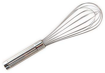 Nordic Ware Großer Schneebesen, 27,9 cm Edelstahl-Schneebesen mit stabilem Griff, hochwertiges Backzubehör zum Falten, Schlagen und Eincremen, spülmaschinenfest