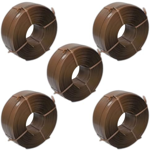 Bricoloco Hilo de atado para entutorar plantas 200 metros 1500 atados, compatible con la atadora Pellenc AP25 - Cinta para atar plantas auto degradable (5)