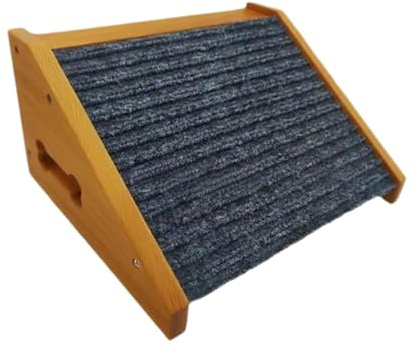 MotiveTech Rampa de Madera para Mascotas, Escalera para Perros, Peldaños para Gatos, Sofá Auxiliar para Espacios Pequeños, 25 X 30 X 15 Cm