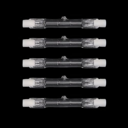 UGEFKMQ 5 st halogen R7S 78 mm 250 W 230 V J typ linjär dubbeländad strålkastare 220-240 V R7S 75 W J78 varm vit dimbar (100 W)