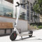 E-Scooter mit Straßenzulassung Elektro Scooter ABE Aluminium Elektroroller Faltbar Roller EScooter eKFV Zulassung Führerscheinfrei (Weiss)