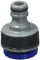 TATAY Racor de Grifo Hembra 3/4 pulgadas - 1/2 pulgadas Premium, Conector Universal, Protección Solar, Fácil Instalación, Gris - Negro