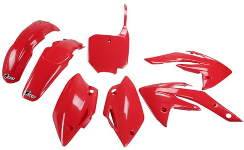 UFO PLAST Kit completo/completo body kit rojo/rojo 070 compatible con Honda CRF 150 del 2007 al 2021