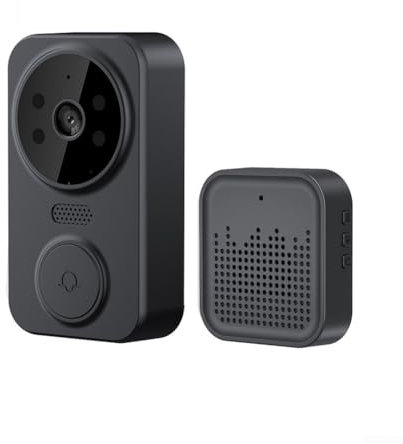 Timbre de video inalámbrico, intercomunicador impermeable inteligente para puerta de monitor en tiempo real