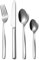 Alata Bristol Stainless Steel Polished Cutlery Set 6 Persons, Cutlery 24 Pieces, Shiny, Dishwasher Safe