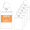 COCOMAX 6 Stück Kofferanhänger für Kreuzfahrten, Transparente PVC Kofferanhänger Kreuzfahrt für Aida, Wasserfest Kreuzfahrt Gepäckanhänger mit 6 Verschraubbaren Metallband Luggage Tag (19cm x 11cm)