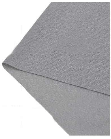 Högtalarbox nätgaller, 1,6 x 0,5 m akustiskt filter polyestertyg, dammskyddande fodral i silver/röd/vit/svart/brun (silver)
