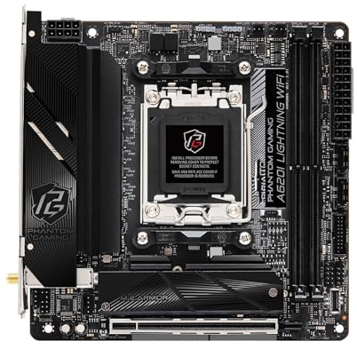 pc motherboard Fit For ASROCK A620I Lightning WiFi Motherboard Socket AM5 A620 DDR5 128GB M.2 Mini-ITX Support Ryzen 5 7400F Ryzen 7 7700 Cpu