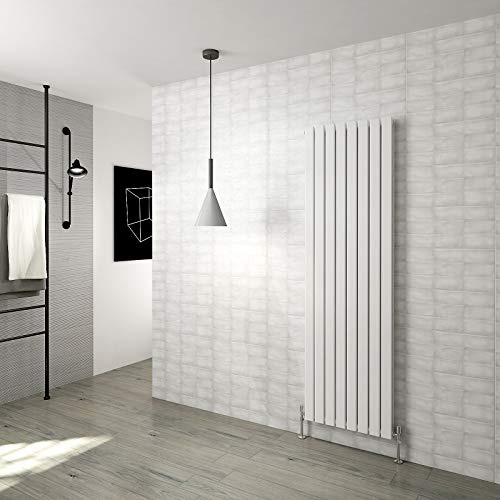 Vertical Radiator Flat Panel Designer Central Heating White Rads Double 1800x544mm