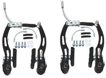 AARNAV BMX MTB Mountain Bike V Brakes Caliper Replacement Set with V Brake Accessories